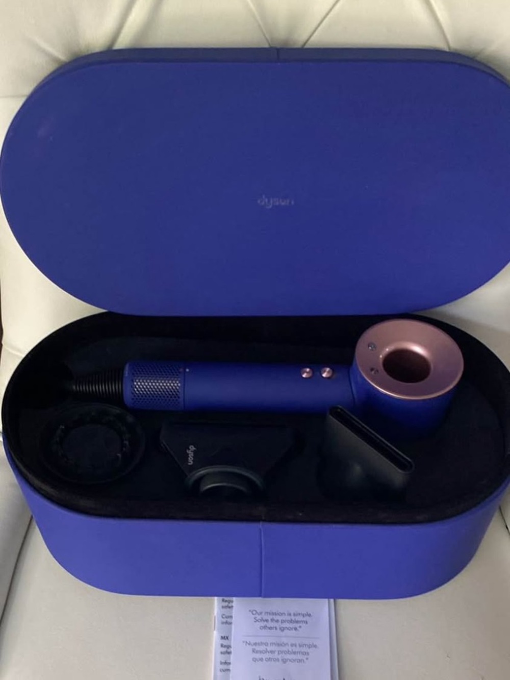 😍DYSON Special Edition Airwrap Dryer Vinca blue-rosé!